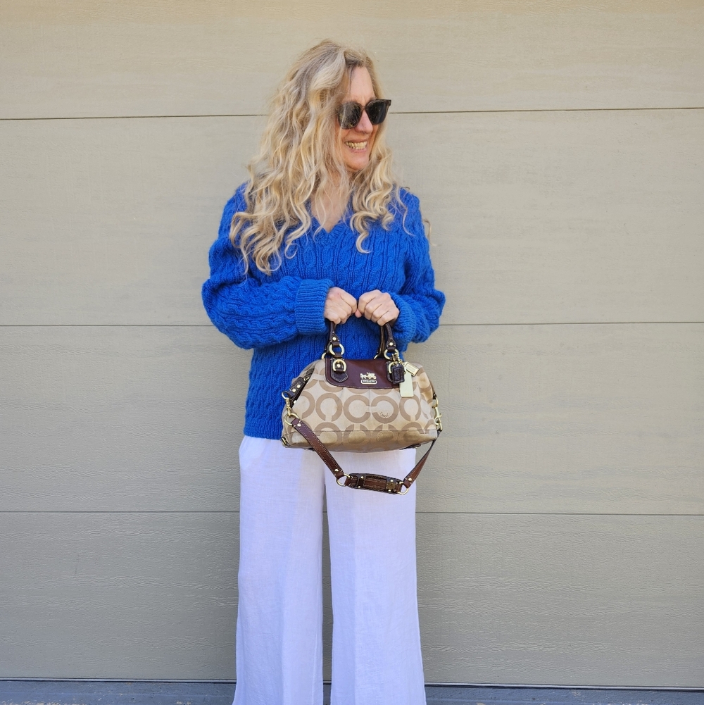 Coach Vintage "Op Art" Signature Madison Sabrina Satchel W/ Dust Bag, $110 - Picture 14 of 16